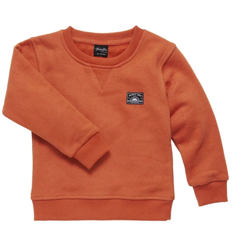 BINKY BRO VGUC Ribbed Crewneck Pullover Sweatshirt
